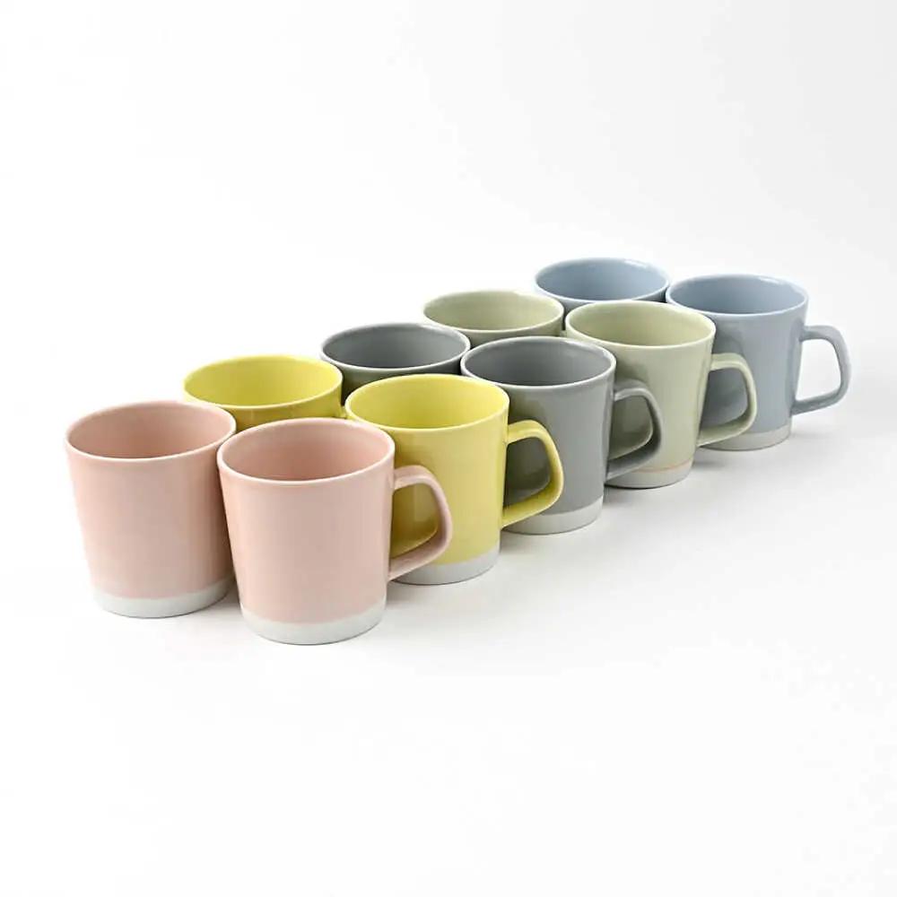 【波佐見焼】 Pasty（パスティー）　マグカップ　5色×2点　合計10個セット　【福田陶器店】[PA413]
