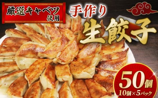 餃子 50個 ぎょうざ 10個 × 5パック 手作り 手造り 大容量 国産 豚肉 肉 お肉 国産キャベツ 国産豚 安全 安心 美味しい 肉餃子 野菜餃子 焼き餃子 ギョーザ 生餃子 水餃子 おかず 冷凍餃子 小分け おつまみ 惣菜 お弁当 冷凍食品 家庭用 お取り寄せ 贈答 父の日 母の日 ご当地 グルメ ギフト 簡単調理 おうちごはん 中華 ふるさと納税 送料無料 千葉県 銚子市 登代発食品