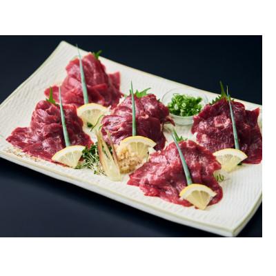 ふるさと納税 御船町 菅乃屋馬刺しモモスライス40g×5P(御船町) |  | 02