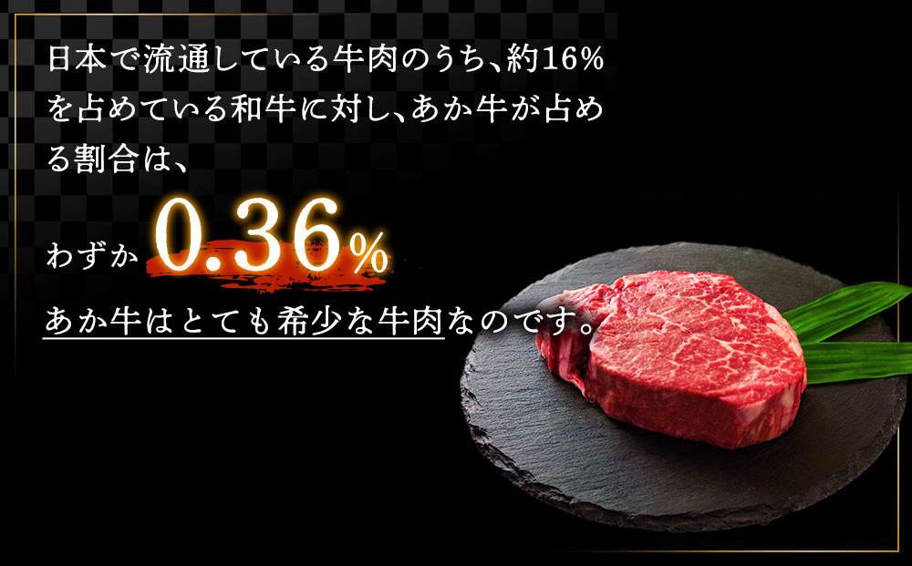 あか牛 サーロインステーキ 300g×2枚 和牛 国産 希少 サーロイン ステーキ 希少部位 牛肉 ブランド牛 人気 熊本 阿蘇