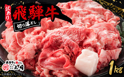 
                  【訳あり】飛騨牛　切り落とし(コマ切れ)　1kg_牛肉 飛騨牛 すき焼き 切落し 訳あり 肉 お肉 切り落とし 薄切り すきやき 黒毛和牛 ワケアリ牛肉 丸明【1725164】
                