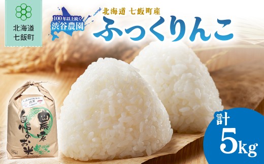 【先行予約 令和8年10月発送】令和8年産 渋谷農園のふっくりんこ 5kg (5kg×1袋) 【 ふるさと納税 人気 ランキング お米 米 5kg ふっくりんこ 5キロ 精米 白米 北海道 七飯町 送料無料 】 NABT001