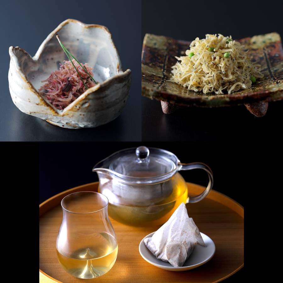 ＜下鴨茶寮＞料亭のお出汁とちりめん山椒2色添え