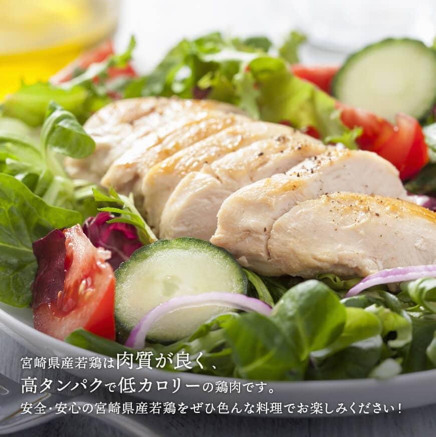 宮崎県産 若鶏 むね肉 約6kg【国産 九州産 肉 鶏肉 ムネ 小分け たっぷり 大容量】