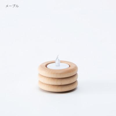 ふるさと納税 旭川市 旭川家具 cosine 「キャンドルホルダーPOOL メープル」_03515