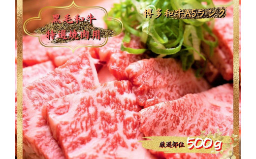 
            博多和牛焼肉用 500g
          