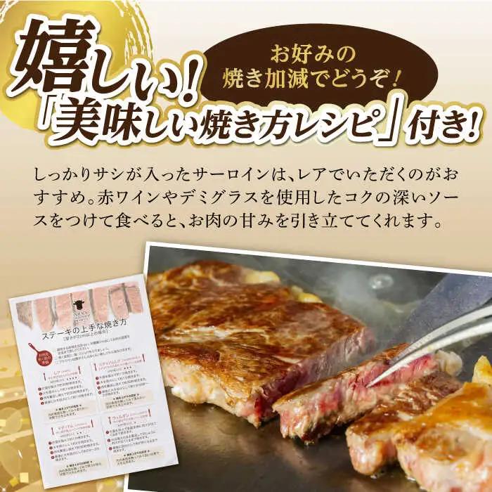【全6回定期便】サーロインステーキ 2枚 400g [VF20] 肉 牛肉 サーロインステーキ 焼肉 定期便