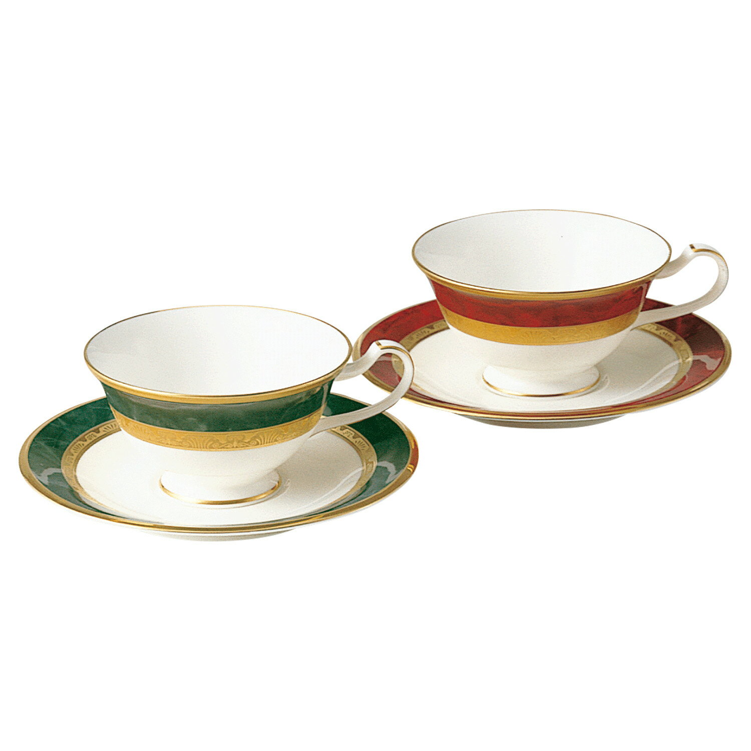 【ふるさと納税】フィッツジェラルド＆ヘミングウェイ カップ＆ソーサーペア 058-H1101