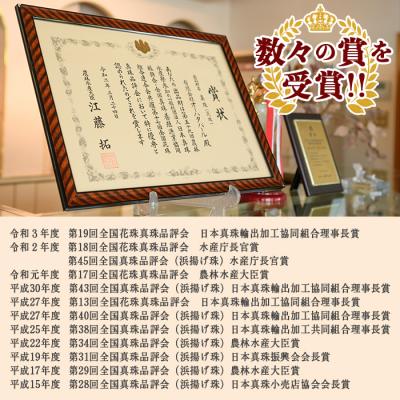 ふるさと納税 佐伯市 アコヤ真珠 サークルブローチ (6.5mm珠) |  | 01