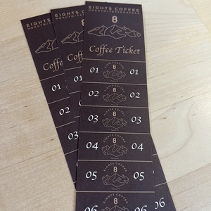 北杜市のEIGHTS COFFEEで使えるコーヒーチケット [h276]