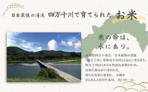 【令和6年産・3回定期便】おいしい・あんしん・しまんとのお米　しまんと農法米（ヒノヒカリ）5kg×3回（計15kg）