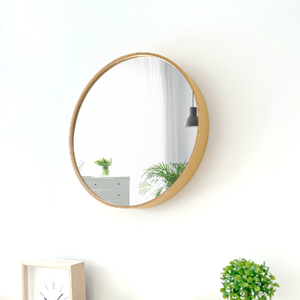 KATOMOKU plywood mirror km-91≪km-91NA≫曲げわっぱミラー(ナチュラル)【B-36-na】