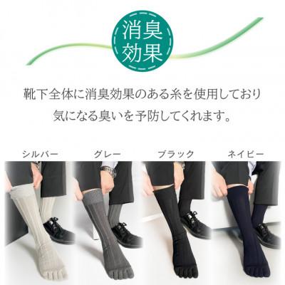 ふるさと納税 葛城市 セレクトソックス 5本指 ストライプ 4色組 メンズ靴下 ビジネスシーンやカジュアルシーンにも |  | 01