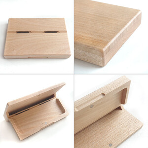 木製名刺入れ Business card case (ビジネスカードケース)・K_04892 【 ビジネス用品 名刺ケース 名刺 名刺入れ カード入れ 】