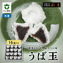 【ふるさと納税】お菓子の秋月 うば玉 16個入り 和菓子 求肥 餅 あんこ 餡 グルメ 和菓子 スイーツ お取り寄せ ギフト お中元 お歳暮 ふるさと 返礼品 六ヶ所村 青森 送料無料 【遠田秋月堂】