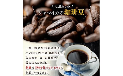地元老舗店が贈るブレンドコーヒーセット(5種・計500g)5種の珈琲セットをお届け！【珈琲堂ジャマイカ】【A-1333H】