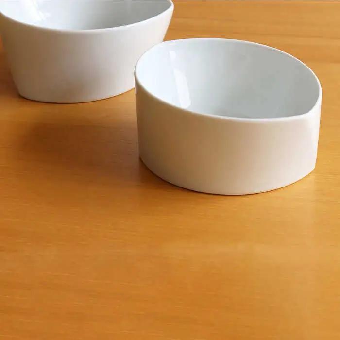 【白山陶器】【グッドデザイン賞受賞】リーヴズデザートカップ 小鉢 白磁 2枚セット 食器 皿 【波佐見焼】[TA119] 波佐見焼