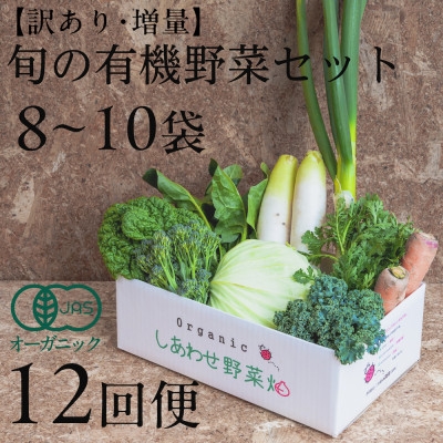 
            ＜毎月定期便＞しあわせ野菜畑のシェフMセット　(訳あり規格外の有機野菜を一部使用)全12回【4066015】
          