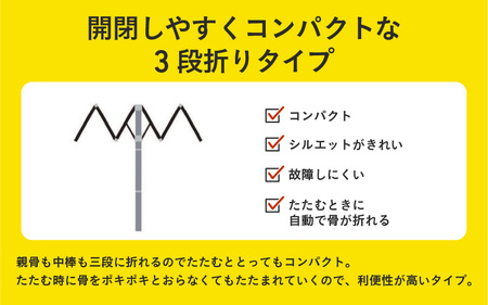 虎日傘（とらびがさ）ブラック - 阪神タイガースが企業コラボした日傘