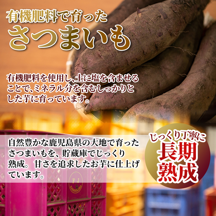 A0-338-A 薩摩あま蜜完熟焼き芋＜シルクスイート＞1kg【フレッシュジャパン鹿児島】霧島市 国産 熟成 鹿児島県産 さつまいも シルクスイート 冷凍焼き芋 焼芋 やきいも