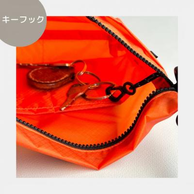 ふるさと納税 名古屋市 【オレンジ】ポケット付き軽量ナイロンショルダーバッグ　サコッシュ　撥水ポシェット |  | 02