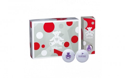 ゴルフボール Wilson BEAR4 12球入 1ダース【ホワイト】 ゴルフ キャスコ kasco