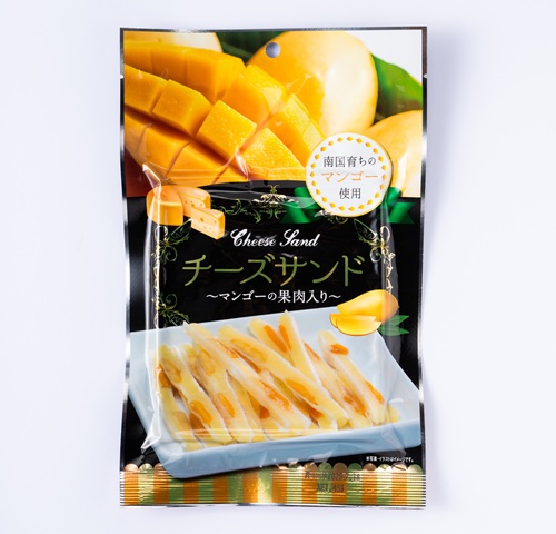 チーズサンド マンゴー 果肉入り 45g×20袋 おつまみ おやつ チーズ マンゴードライフルーツ お酒 ワイン オカベ 愛媛 伊予市｜C70