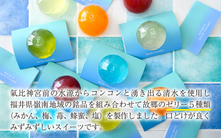 [009-a010] ジュレビレッジ 10個（5種類 × 2個）【お菓子 ゼリー お取り寄せ ギフト 贈り物】
