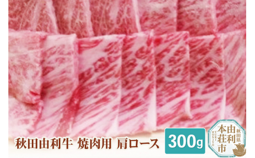 
秋田由利牛 焼肉用 肩ロース 300g
