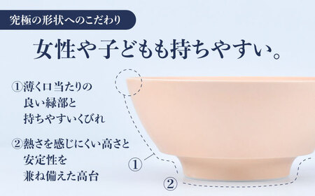 【有田焼】究極のラーメン鉢レンゲセット ブルー オレンジ ペア / 有田焼 どんぶり 皿 / 佐賀県 / 株式会社まるぶん[41APCD052]