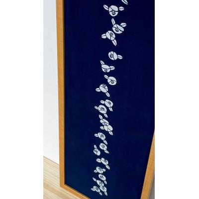 ふるさと納税 竹田市 藍染の手ぬぐい【椿】 |  | 01