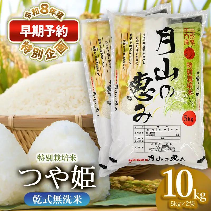 特別栽培米 つや姫 無洗米 10kg 【令和8年産新米早期予約特別企画】