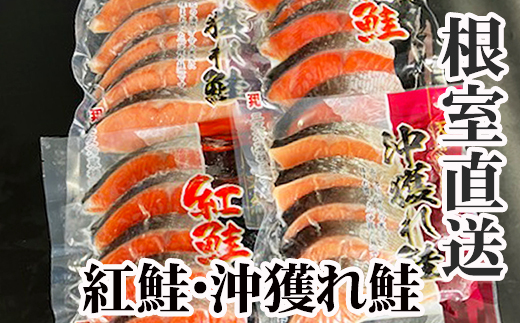 
                  C-36004 甘塩紅鮭5切×6P、甘塩沖獲れ鮭5切×6P
                