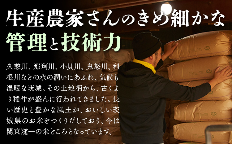 米 茨城 ふるさと米 無洗米 20kg 5kg×4袋 2回お届け 定期便《お申し込み月の翌月から出荷開始》茨城県 結城市 米 国産 お米 おこめ お弁当 おにぎり【茨城県共通返礼品】---yuki_l