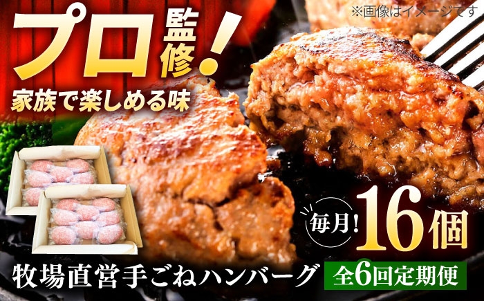 
            【6回定期便】牧場直営店の手作りハンバーグ（140g×16個）【川崎畜産】佐賀県産 ハンバーグ 牛肉 冷凍 はんばーぐ 牛肉 お惣菜 おかず 和牛 国産 ハンバーグ 九州 佐賀県 白石町 [IAX061]
          