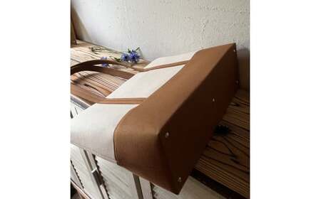 【2026年6月上旬発送開始】【 AKIRA オリジナル】【マツコの知らない世界 で紹介されました！】大きなトートバッグ メンズショルダータイプ ライトベージュ×茶色帆布 A4対応 大きい 大容量 軽