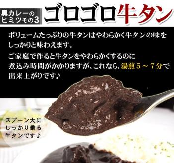 牛タン黒カレー（200ｇ×20パック） ※お届け不可地域あり【069D-010】