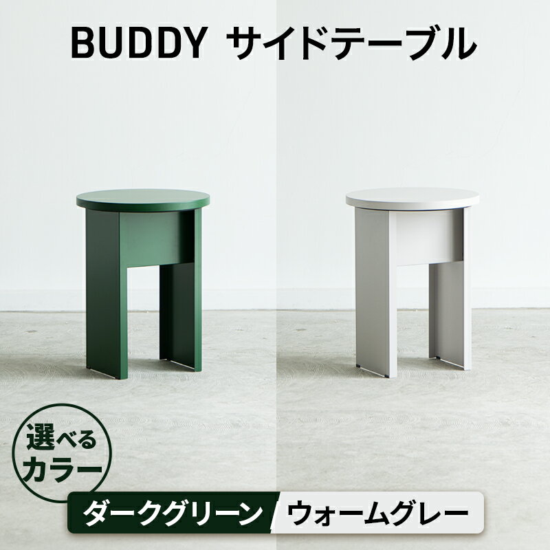【ふるさと納税】BUDDY　サイドテーブル　配線BOX　選べる　カラー コンセント収納 駒ヶ根市
