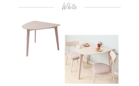 ダイニングテーブル Yummy(ヤミー) 単品 壁付け　家具 インテリア ナチュラル(壁付け)