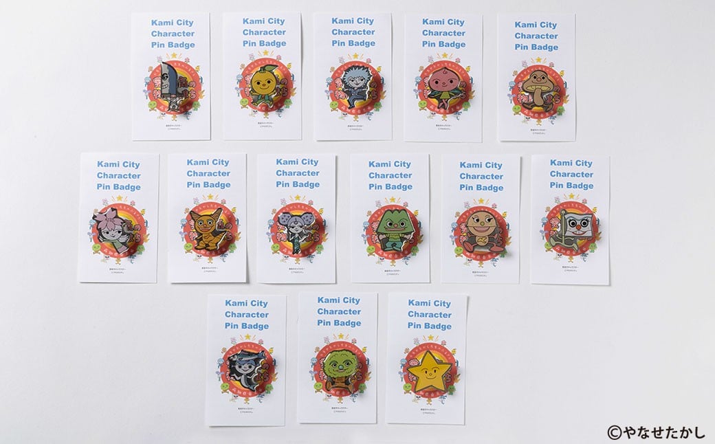 香美市イメージキャラクターピンバッジ（ぎんなん ぎんちゃん）