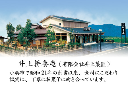 若狭葛ようかん(小豆)　180g×6個入 [A-038004]