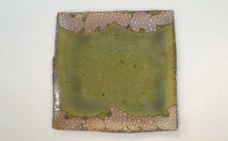 釉彩小角皿 和食器 陶芸品《受注制作》皿 角皿 正方形 プレート 取り皿 和食器 おすすめ おしゃれ 陶芸 手作り 陶器 陶芸作家