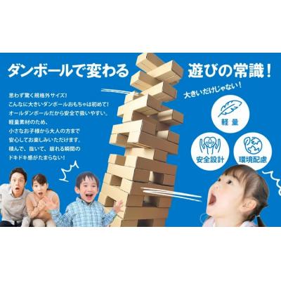 ふるさと納税 小山町 ダンボールTOY「巨大バランスブロック」 |  | 01