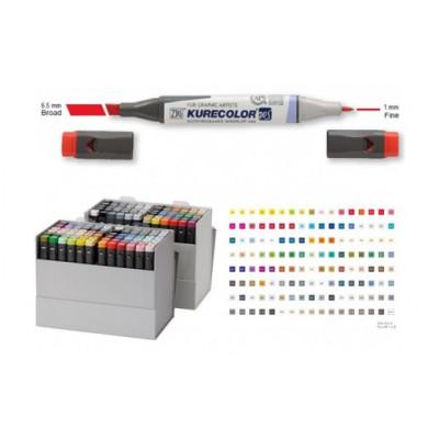 ふるさと納税 奈良市 E-17　呉竹　KURECOLOR TWIN WS 138本セット+スペアチップ+ピンセット