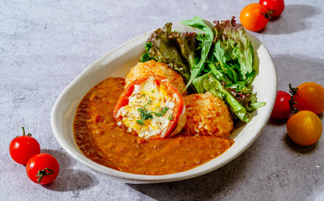 北本トマトカレー 200g×5個＆ハーブセラピーティー 1袋 セット | トマト カレー 甘口 キーマカレー 野菜 本格派 全国一 レトルト 日本一 ご当地 お土産 プレゼント ギフト 贈答 レトルト