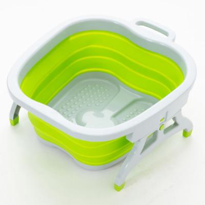 ふるさと納税 海南市 折りたたみ足湯バケツ グリーン AKU100453802