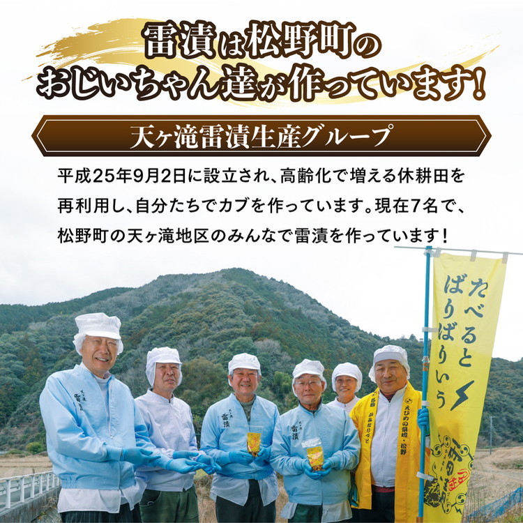 【寄附額見直し！】漬物「雷漬」 ｜ ギフト 種類 名産品 特産品 隠れた おじいちゃんが作る カブ 大カブ 柚子 甘め 塩分 冷蔵 ご飯 お酒 お米 おやつ 主婦 子ども 10000円 ※2025年1