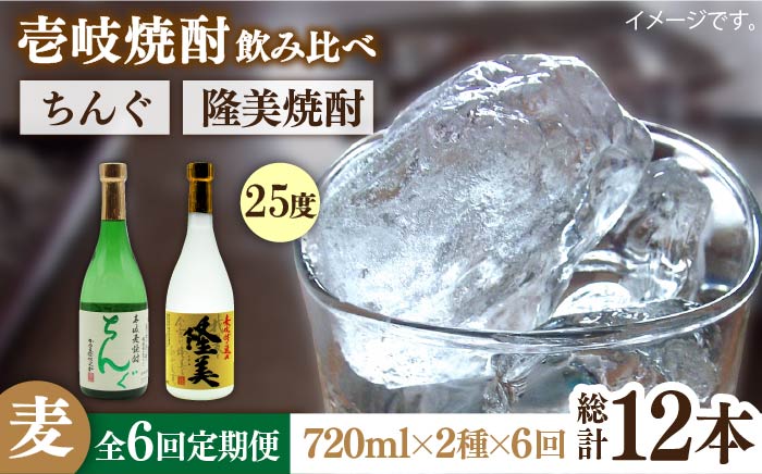 【全6回定期便】隆美焼酎とちんぐのセット [JDB175] 72000 72000円