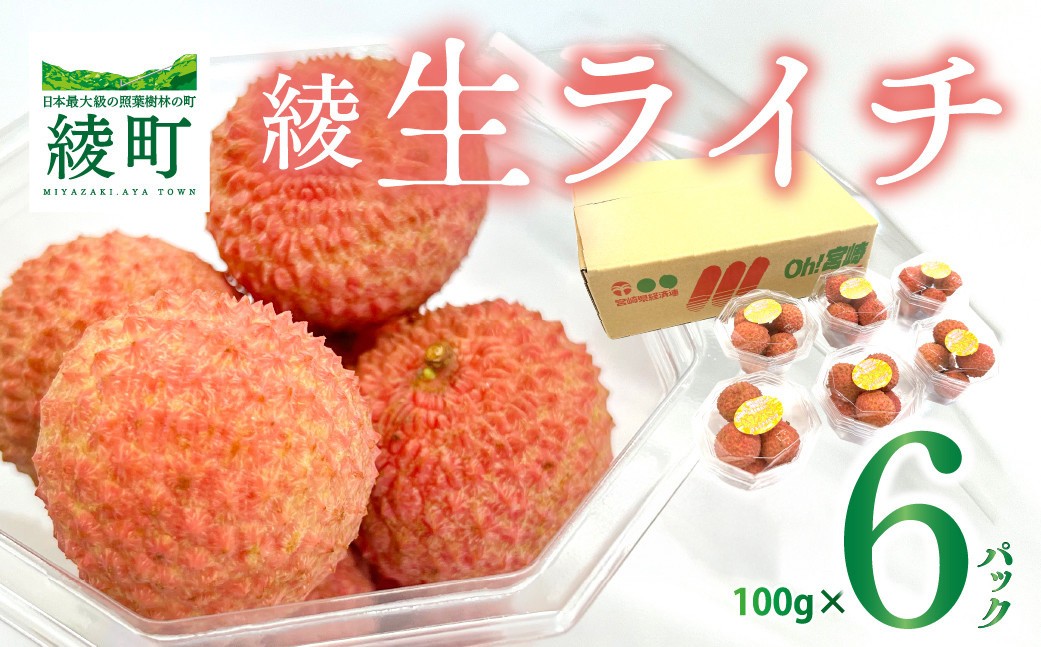 
            綾生ライチ お裾分けセット [６パック]
          