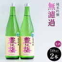 【ふるさと納税】【7日程度で発送】純米吟醸無濾過生酒 720ml×2本 - お酒 とよのうめ 日本酒 アルコール フルーティー 飲物 飲み物 飲料 晩酌 16度 お酒好き 特産品 宅飲み 米 ギフト 贈答品 贈り物 プレゼント 国産 高知県 香南市【冷蔵】 gs-0058